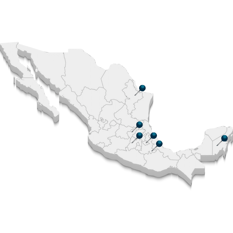 Cobertura de renta de baños portátiles en CDMX y distintas ciudades de México.